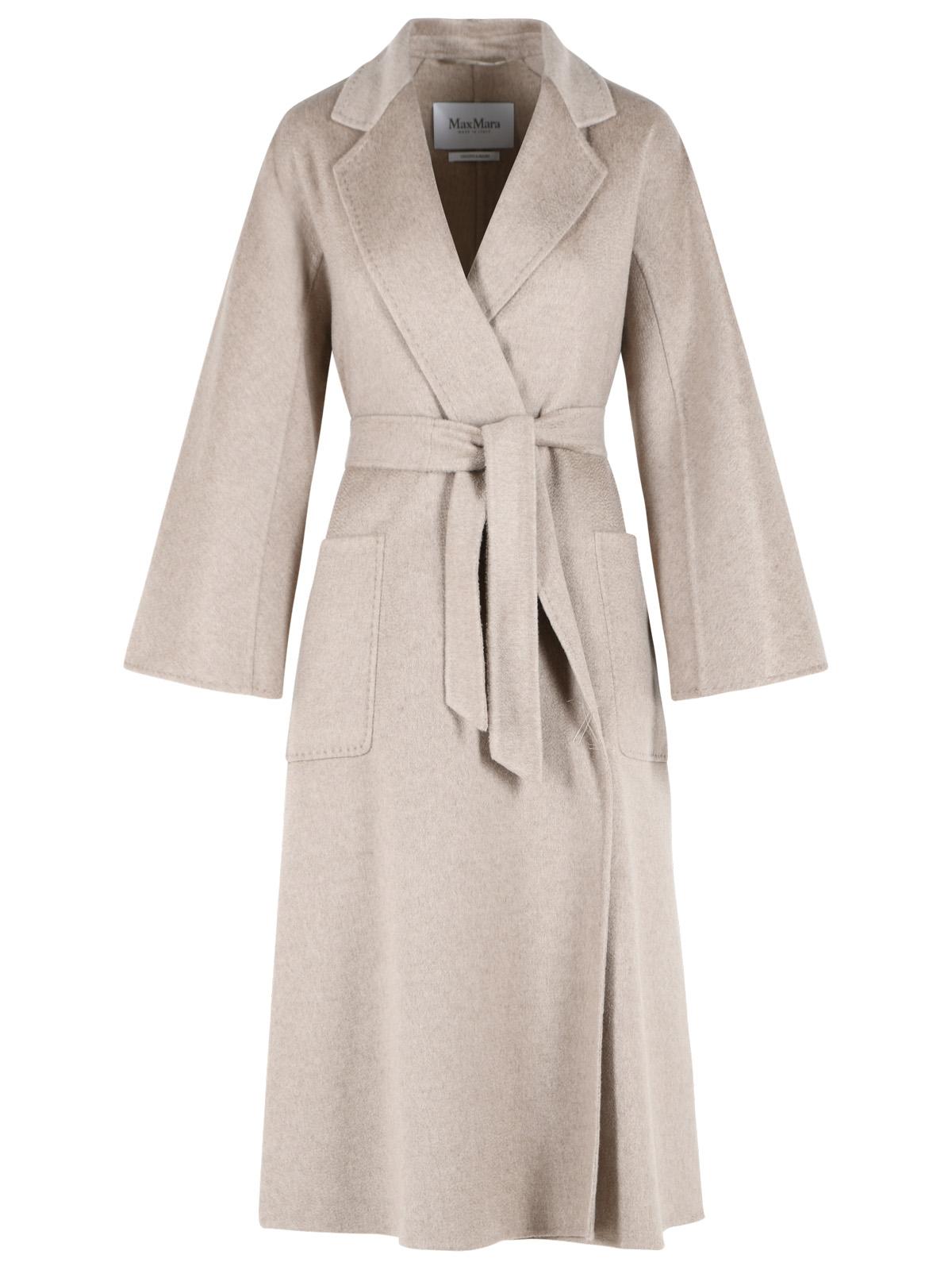 Max Mara 'Icon Ludmilla' Sand Beige Cashmere Coat Women MAX MARA