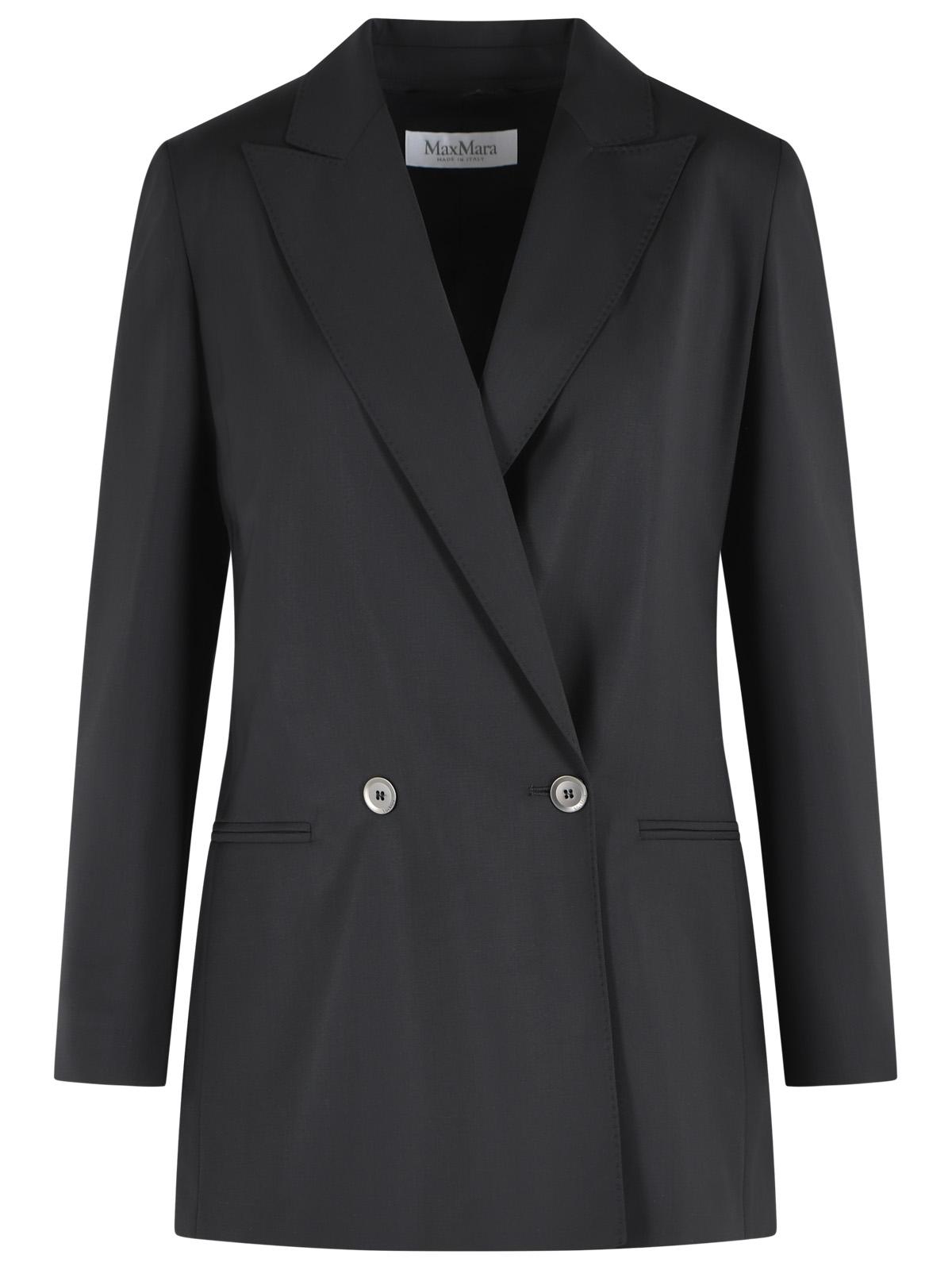 Max Mara 'Bikini' Black Virgin Wool Blazer Women MAX MARA
