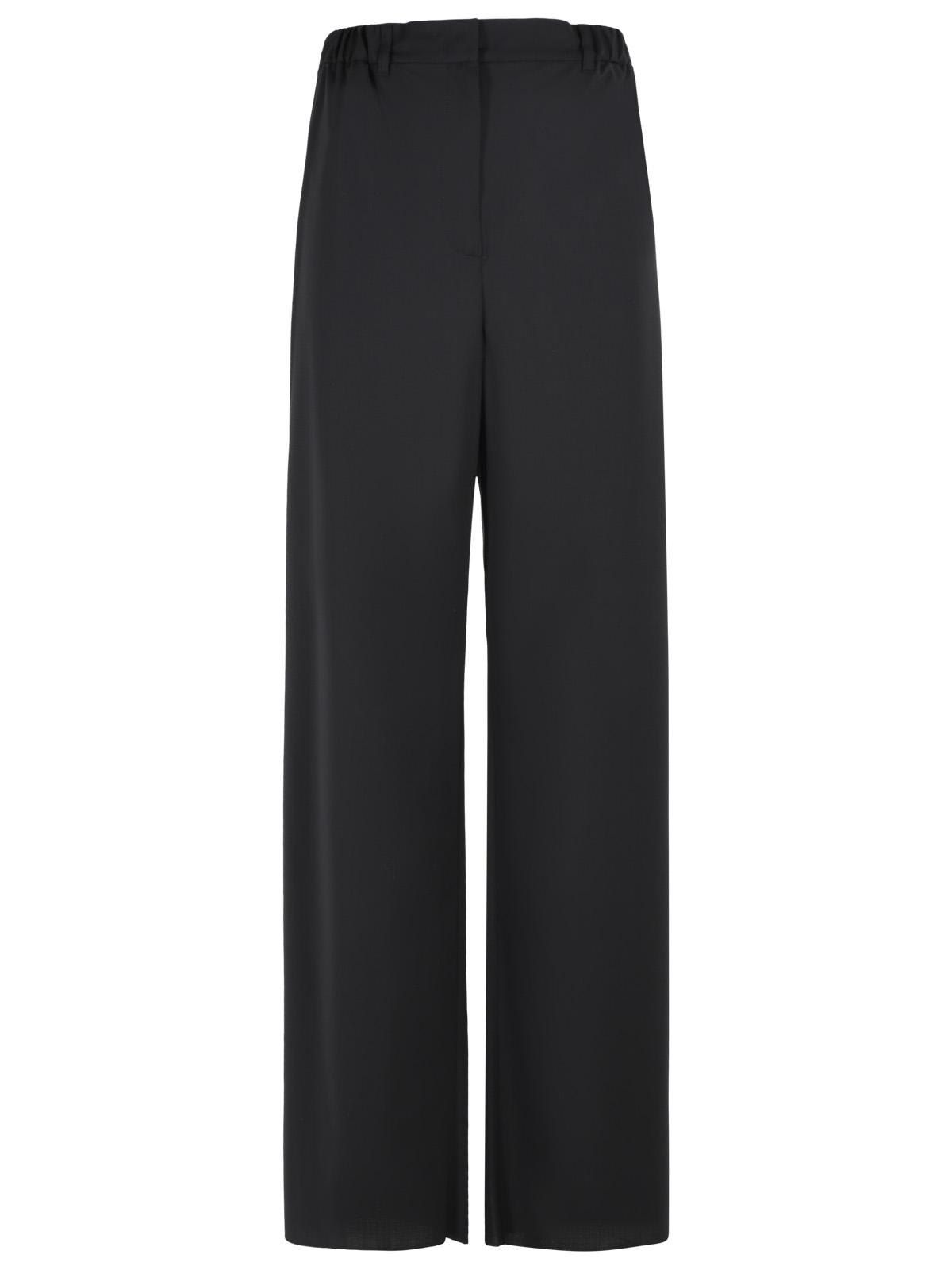 Max Mara 'Editto' Black Virgin Wool Pants Women MAX MARA