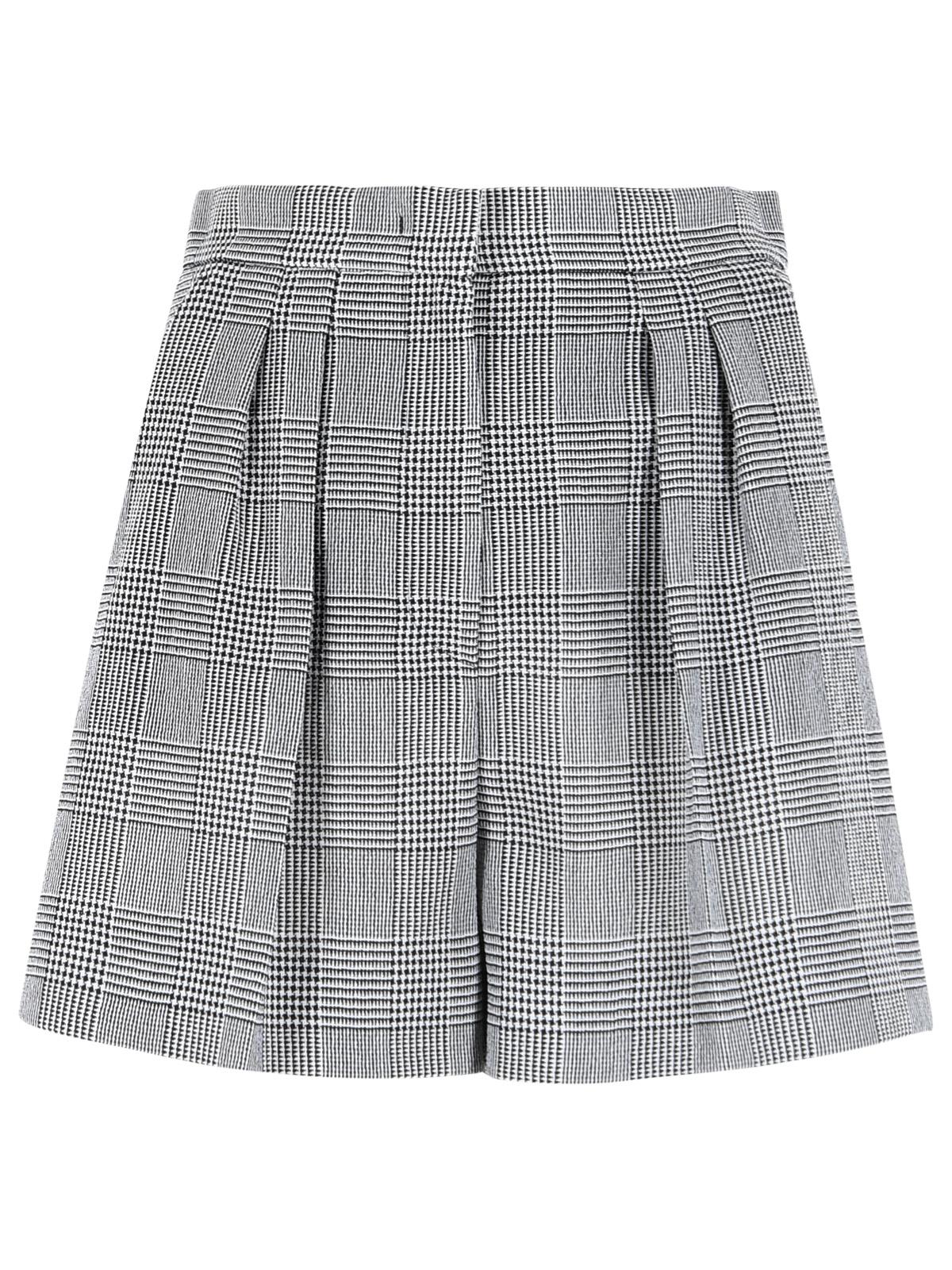 Max Mara 'Agoraio' Shorts In Blue And White Virgin Wool Women MAX MARA