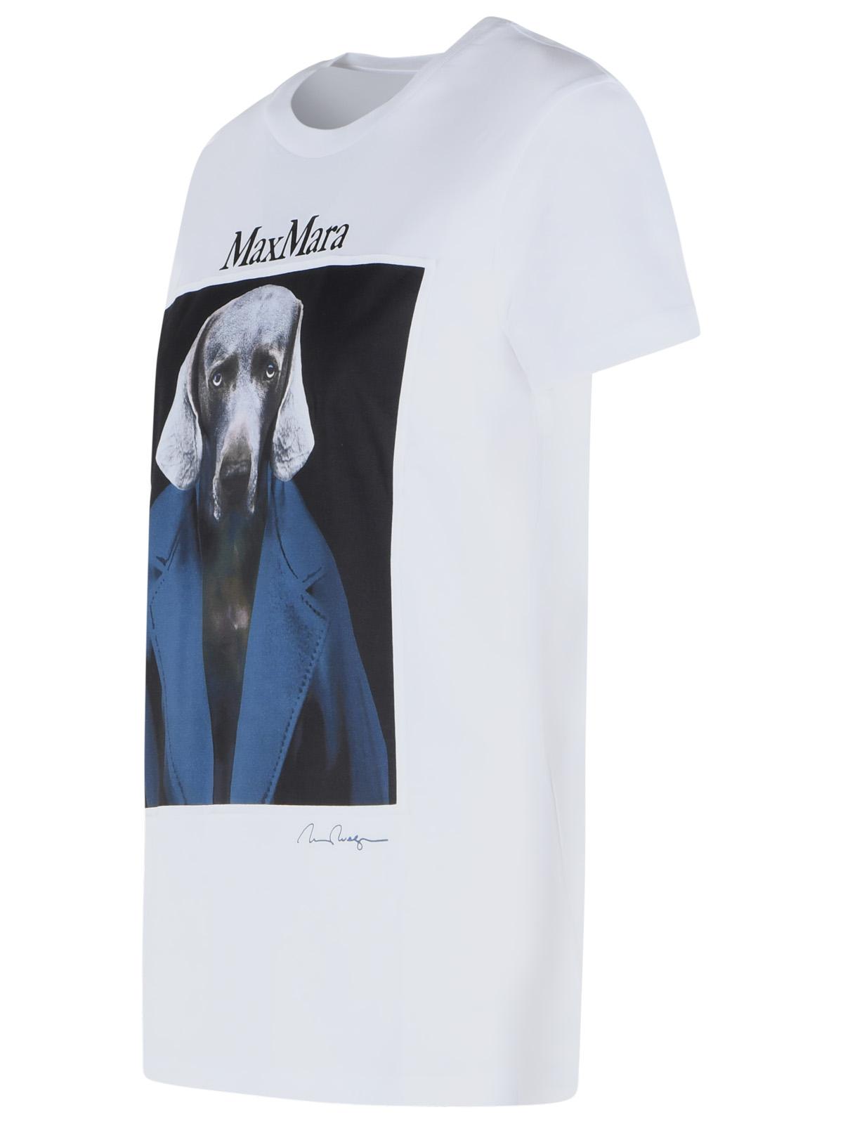 Max Mara 'Calca' White Cotton T-Shirt Women MAX MARA