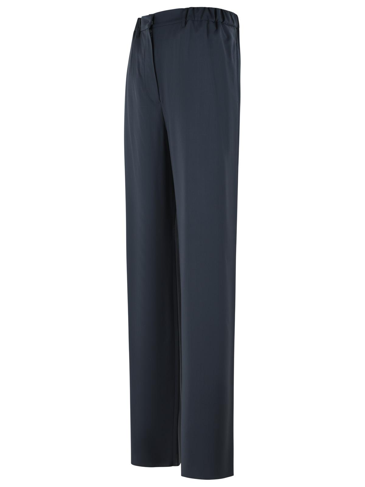 Max Mara 'Editto' Blue Virgin Wool Pants Women MAX MARA