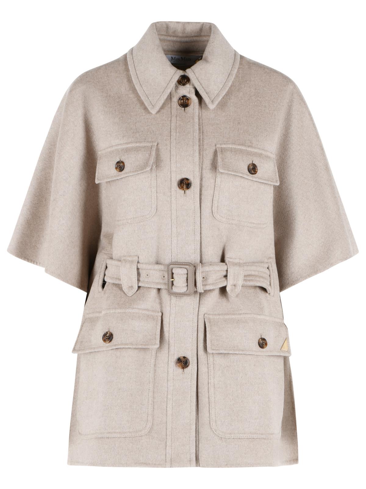 Max Mara 'Nettare' Beige Cashmere Cape Women MAX MARA