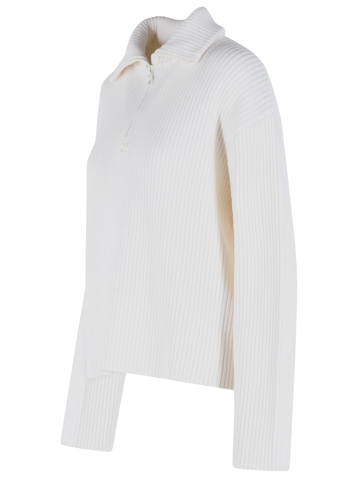 Courreges White Merino Wool Sweater Women COURREGES