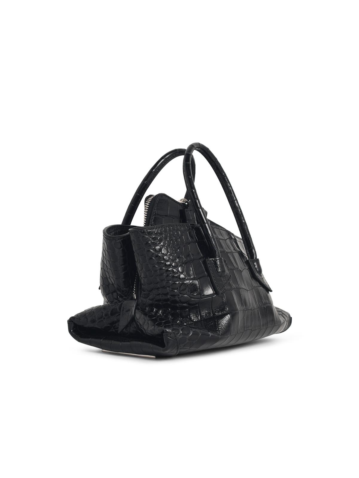 The Attico 'La Passeggiata' Mini Bag In Black Leather Women THE ATTICO