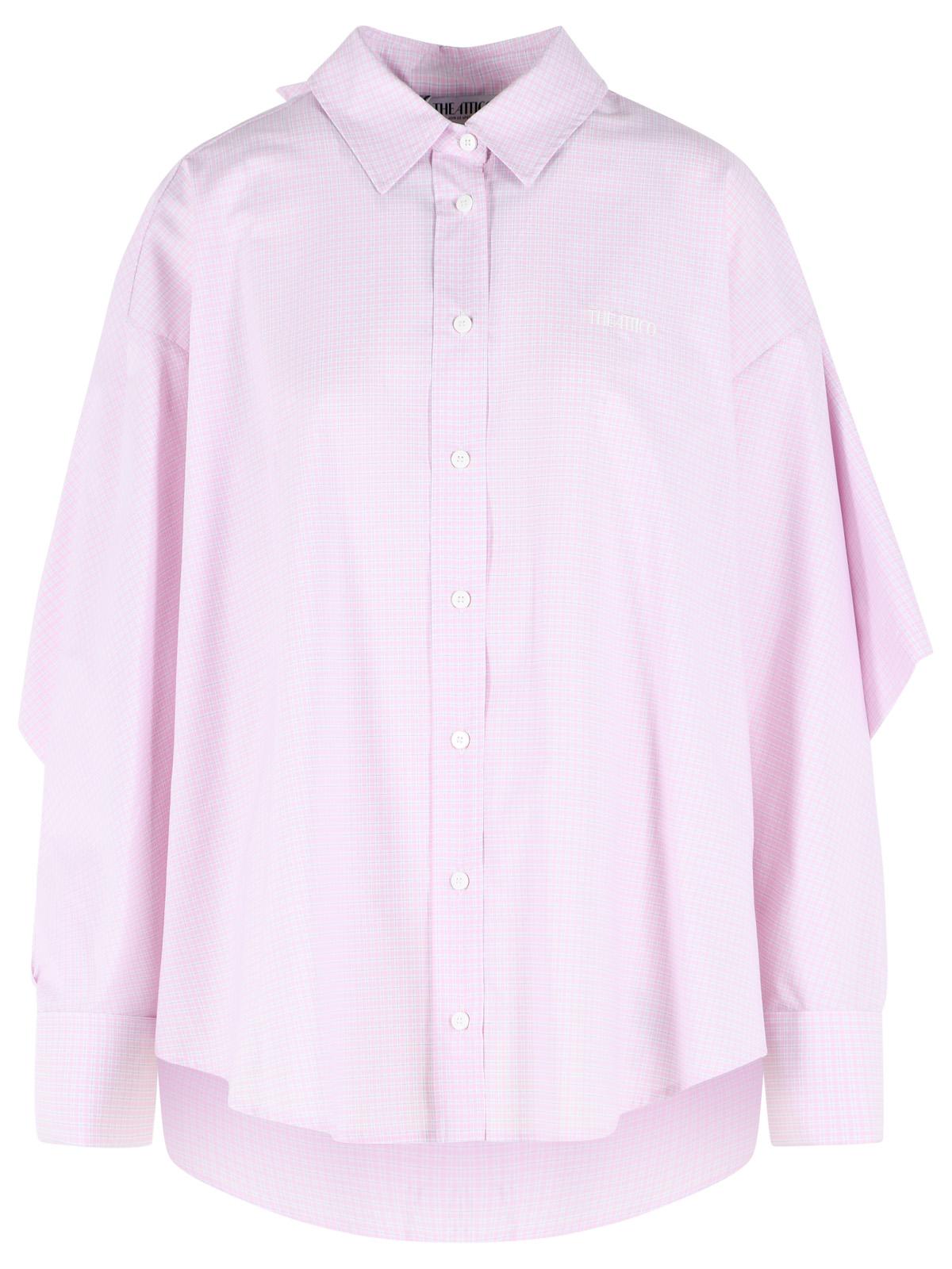 The Attico Pink Cotton Shirt Women THE ATTICO