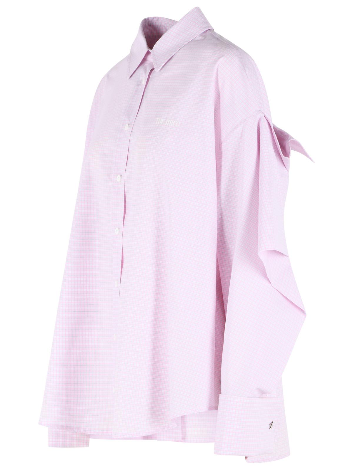 The Attico Pink Cotton Shirt Women THE ATTICO