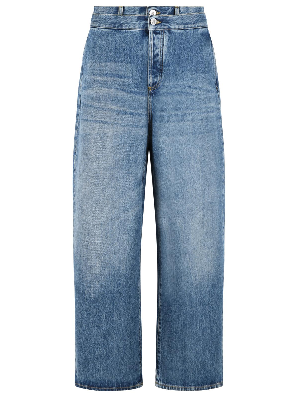 The Attico Long Blue Denim Jeans Women THE ATTICO