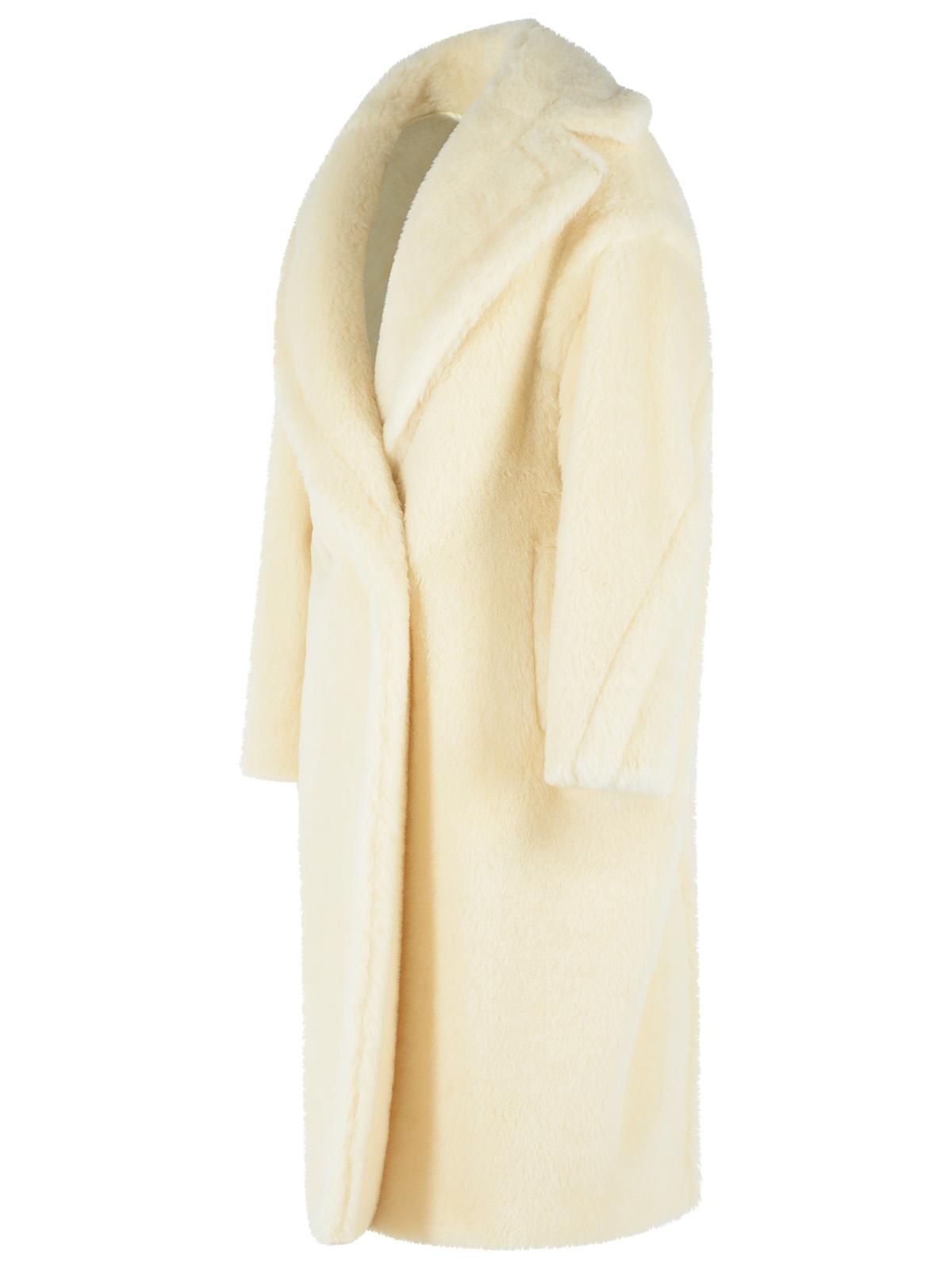 Max Mara 'Tedgirl' Alpaca And White Wool Coat Women MAX MARA