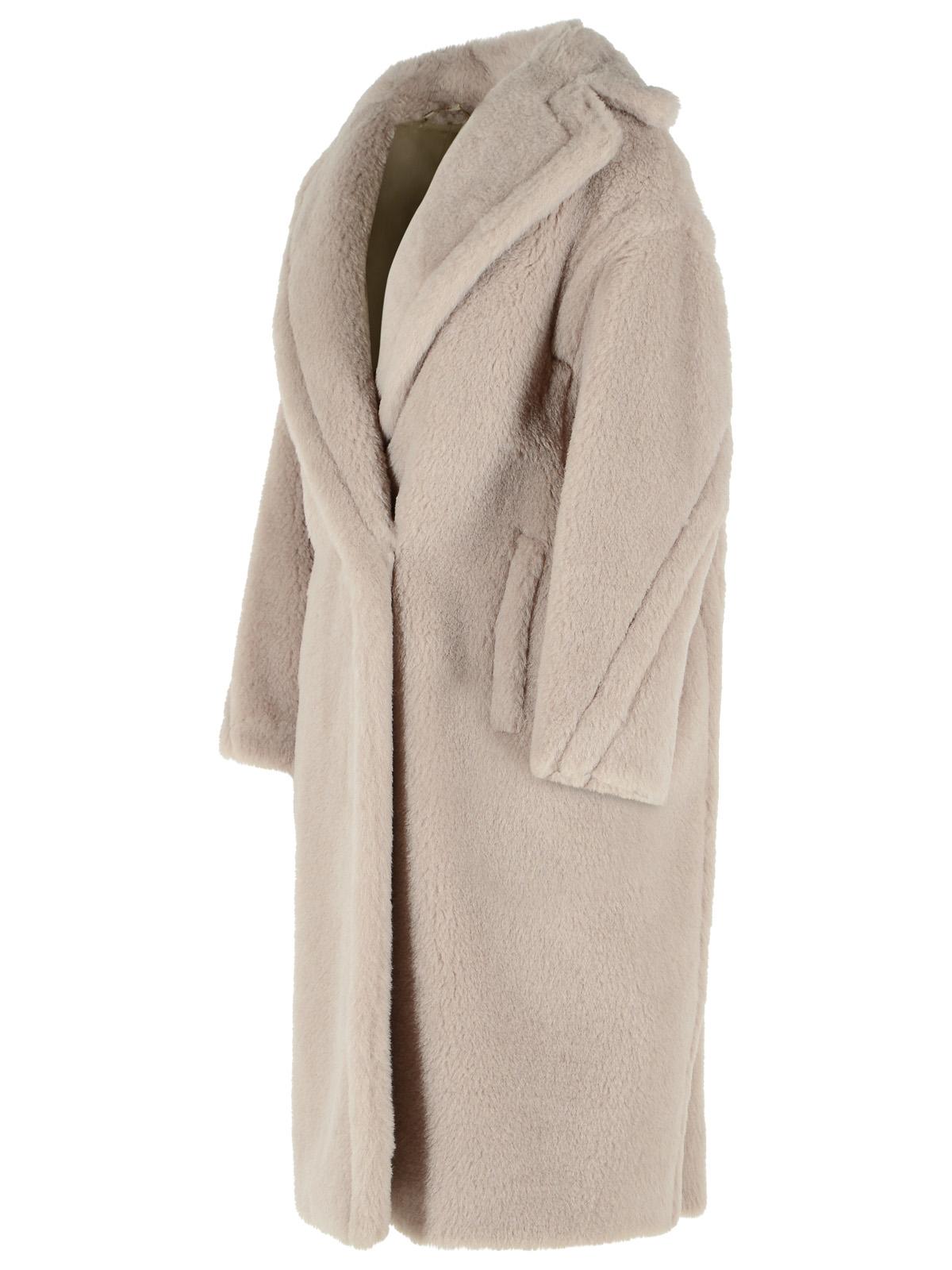 Max Mara 'Tedgirl' Beige Alpaca And Wool Coat Women MAX MARA