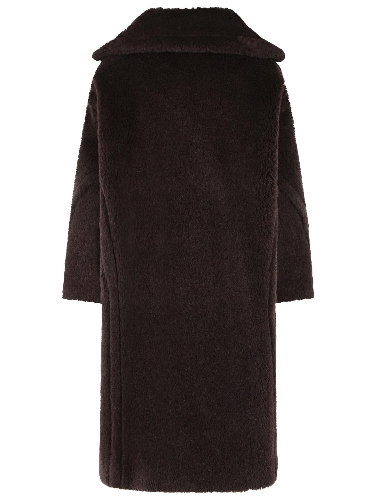 Max Mara 'Tedgirl' Dark Brown Alpaca Blend Coat Women MAX MARA