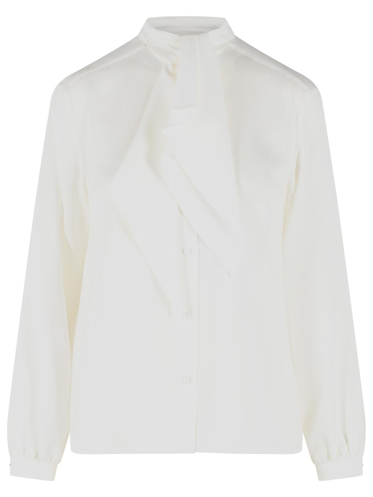Max Mara 'Leccio' White Silk Shirt Women MAX MARA