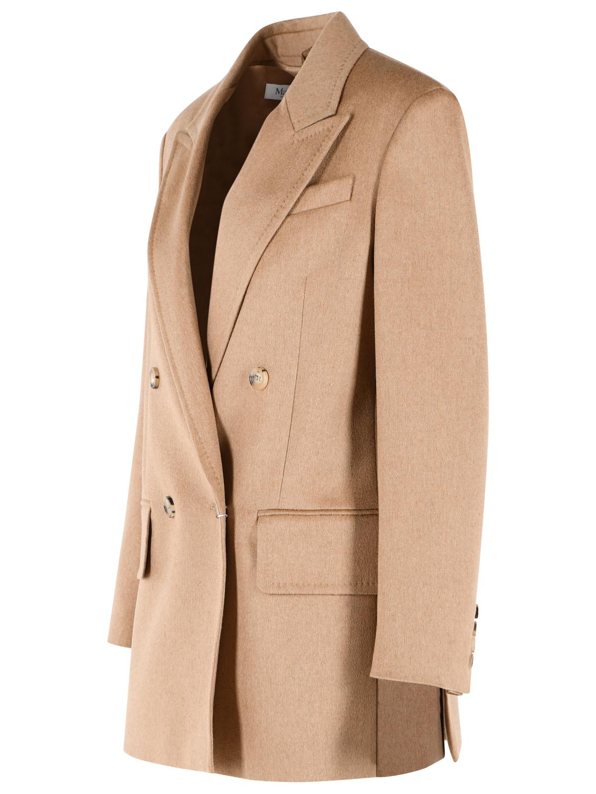 Max Mara 'Olimpia' Brown Sable Camel Blazer Women MAX MARA