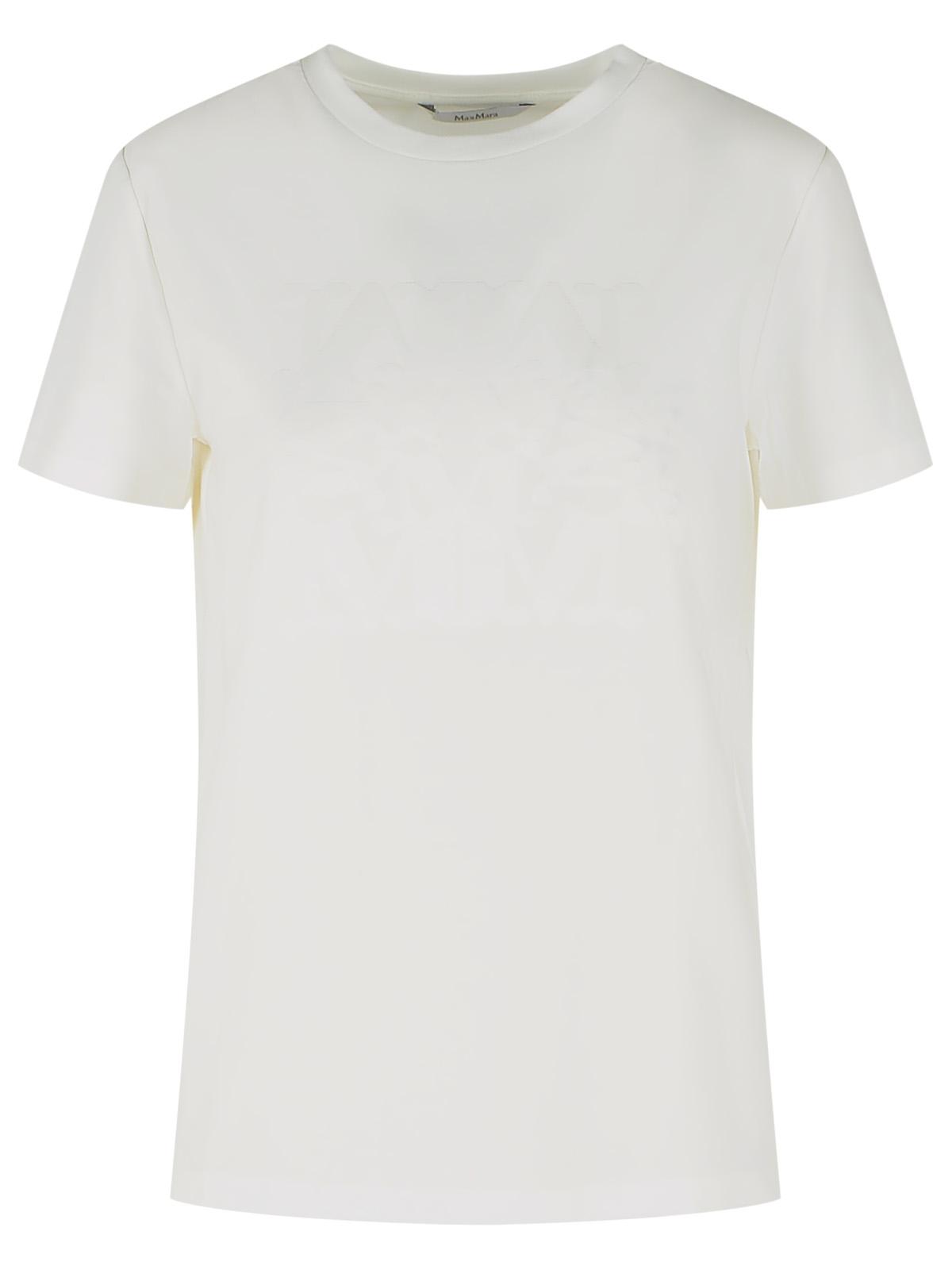 Max Mara 'Panfilo' White Cotton T-Shirt Women MAX MARA