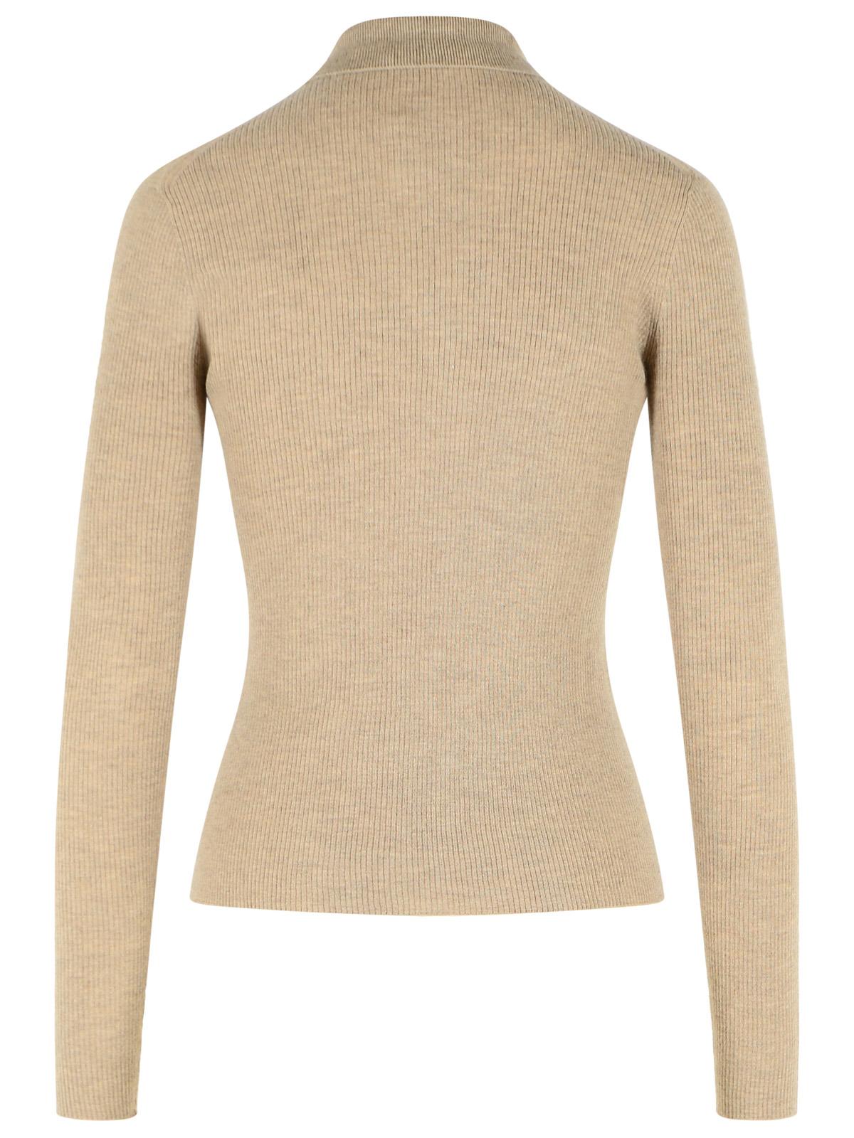 Max Mara 'Angel' Polo Sand Sweater In Beige Cachemire Yarn Women MAX MARA