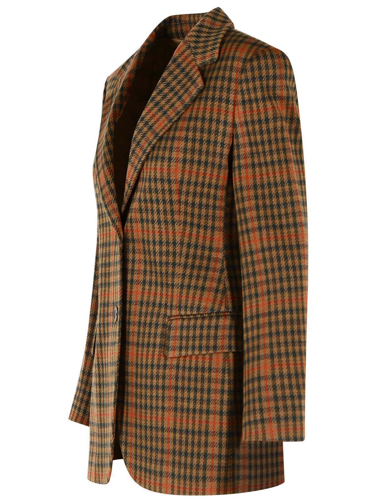 Max Mara Galosce' Blazer In Virgin Wool Blend Leather Women MAX MARA