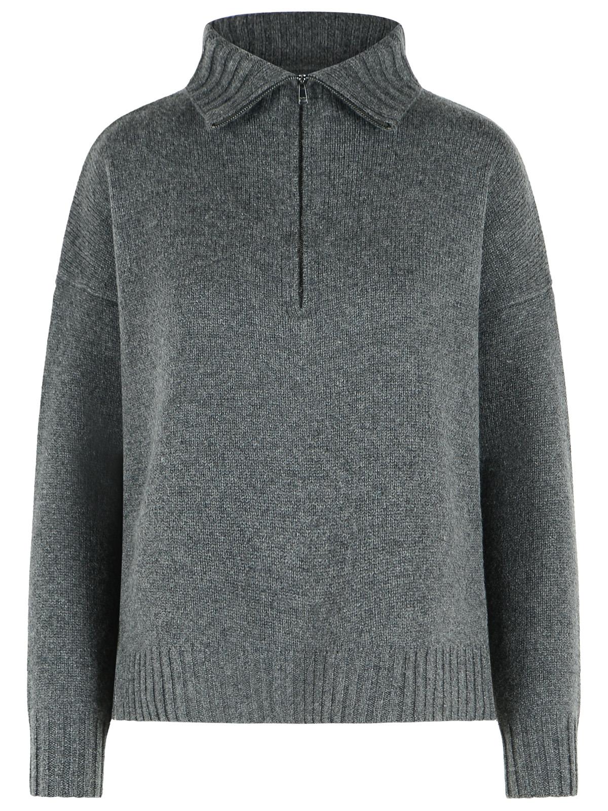 Max Mara 'Crasso' High Neck Sweater In Dark Grey Cashmere Yarn Women MAX MARA
