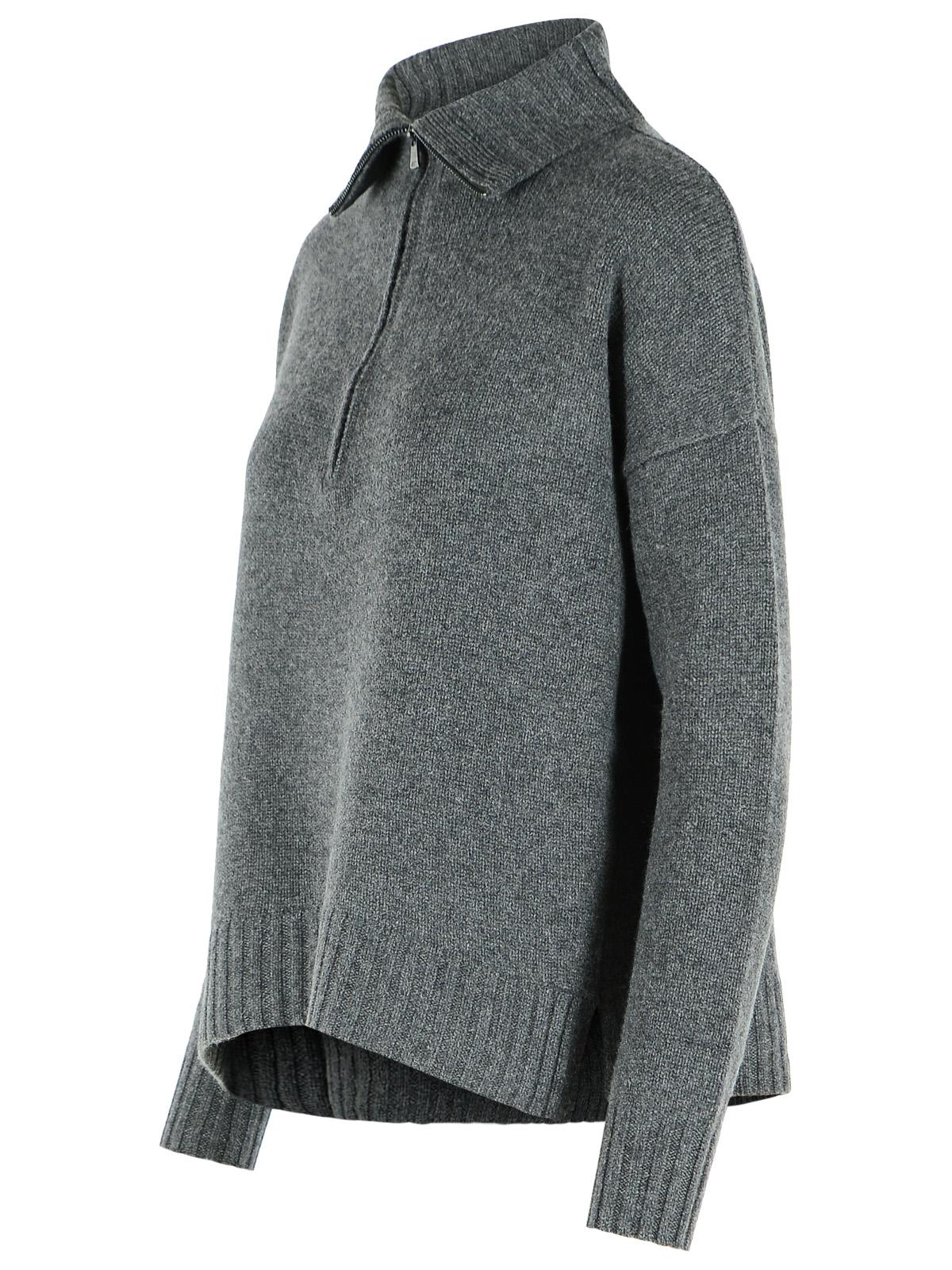 Max Mara 'Crasso' High Neck Sweater In Dark Grey Cashmere Yarn Women MAX MARA