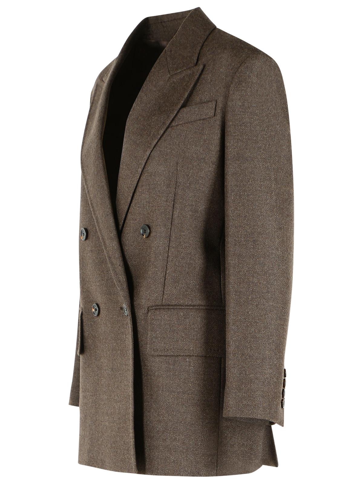 Max Mara 'Pulvino' Brown Virgin Wool Blazer Women MAX MARA