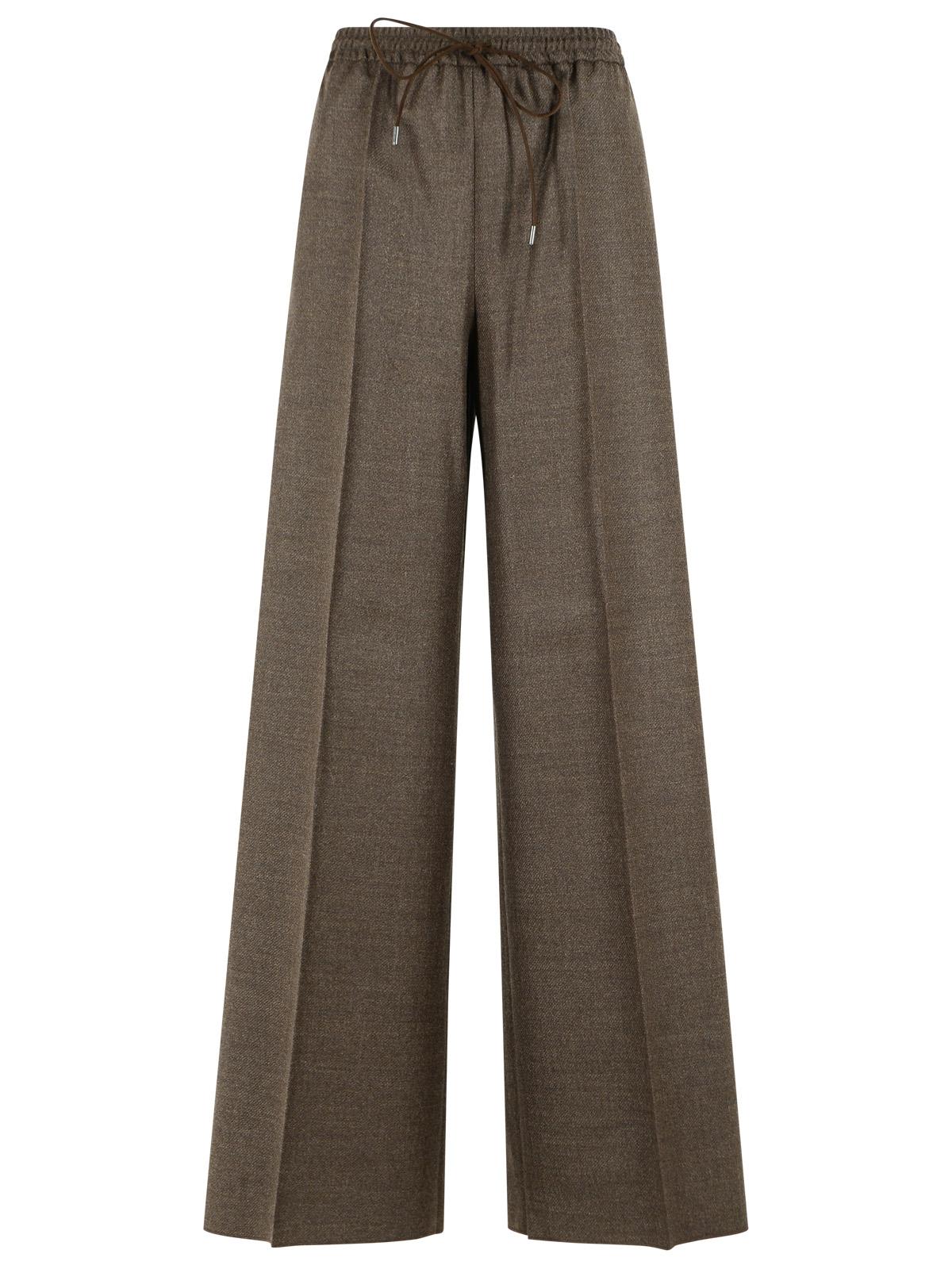 Max Mara Pantone' Mud-Colored Wool Batavia Pants Women MAX MARA
