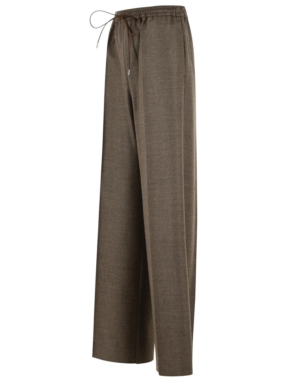 Max Mara Pantone' Mud-Colored Wool Batavia Pants Women MAX MARA