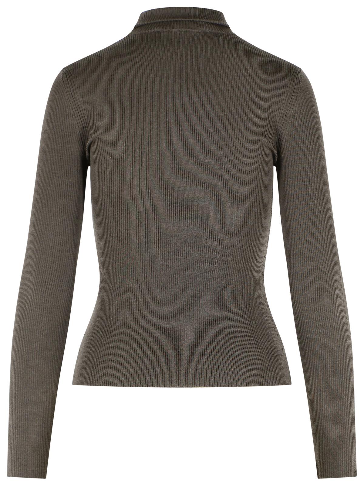 Max Mara Brown Virgin Wool Turtleneck Sweater Women MAX MARA