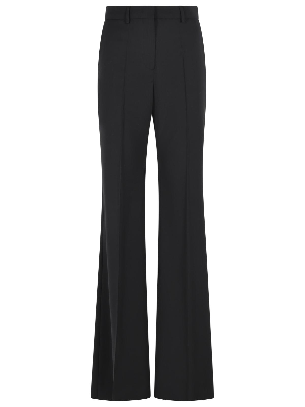 Sportmax 'Hangar' Black Virgin Wool Pants Women SPORTMAX