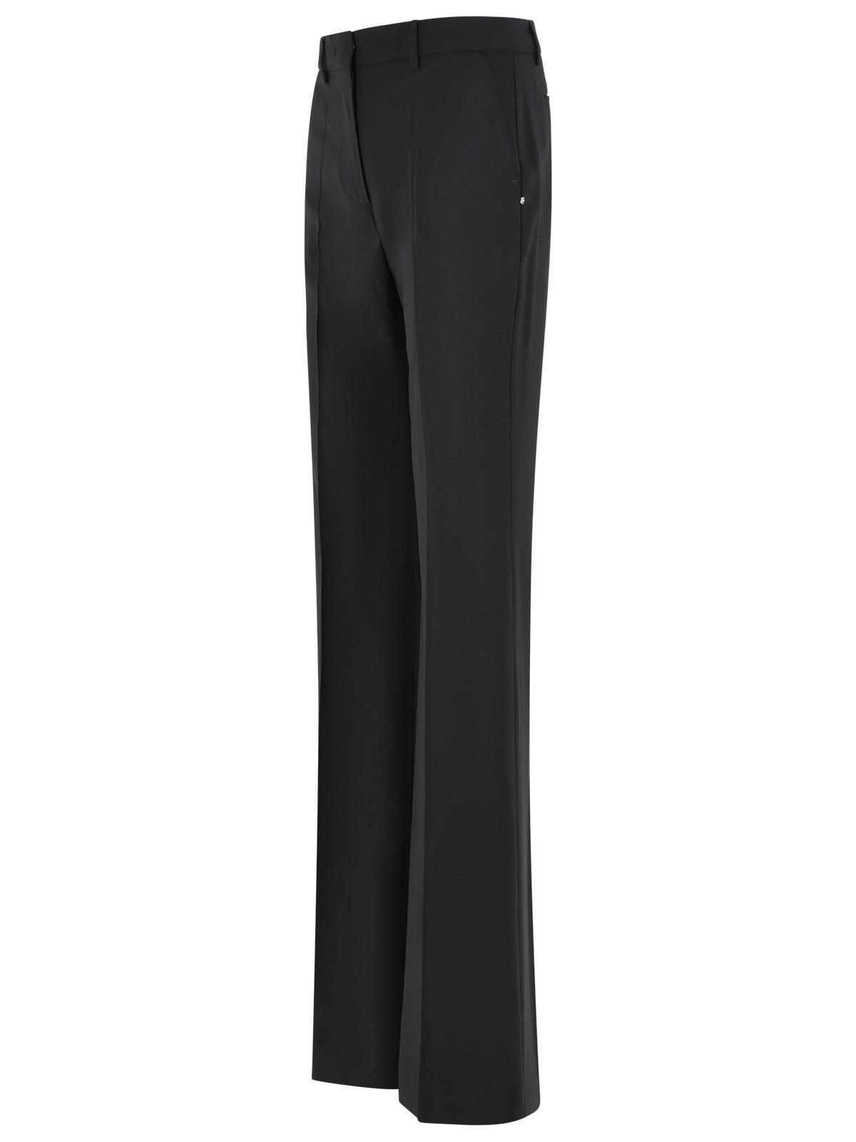 Sportmax 'Hangar' Black Virgin Wool Pants Women SPORTMAX