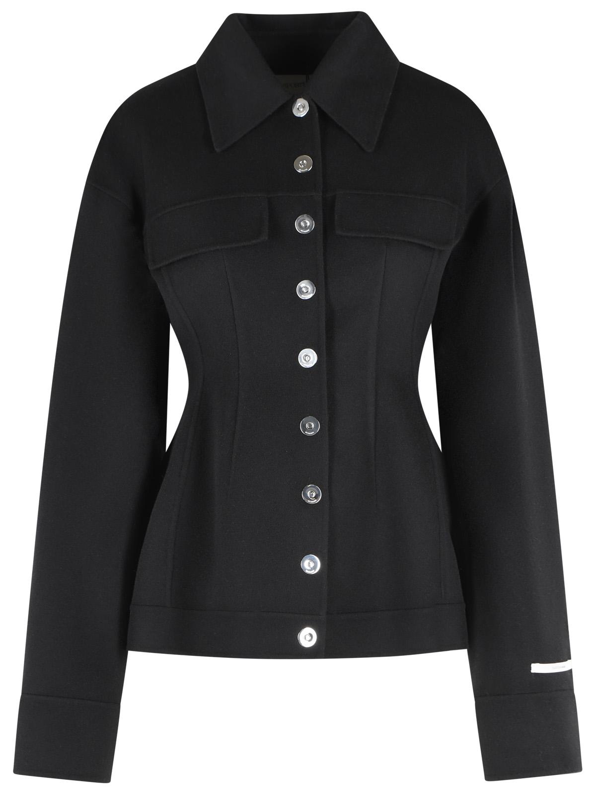 Sportmax 'Arena' Black Virgin Wool Jacket Women SPORTMAX