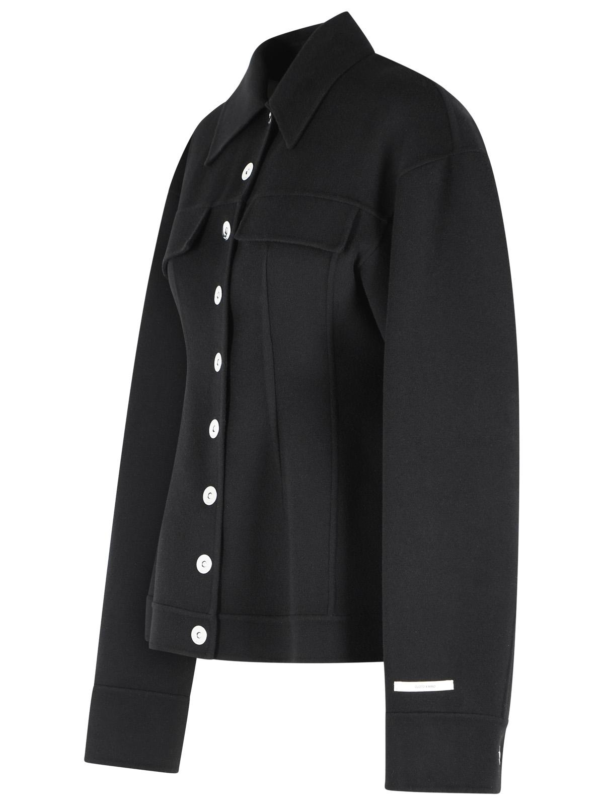 Sportmax 'Arena' Black Virgin Wool Jacket Women SPORTMAX
