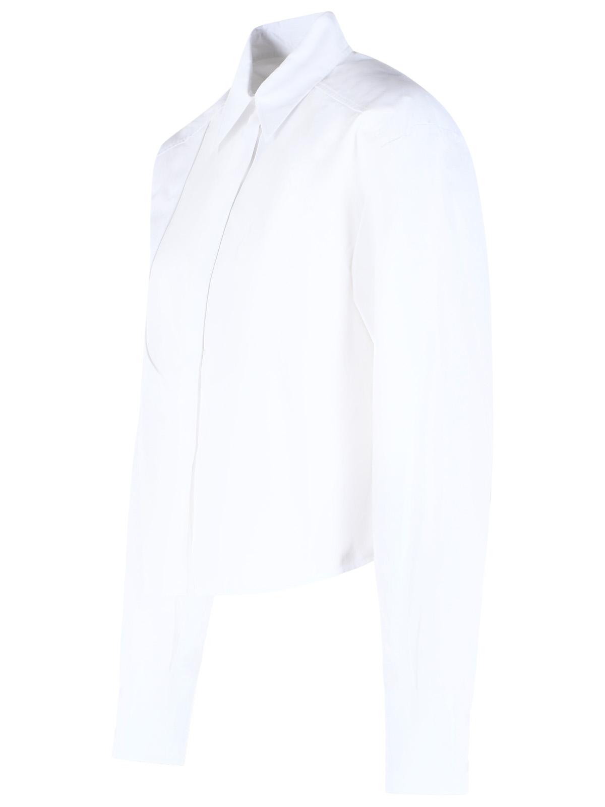 Sportmax 'Virgola' White Cotton Shirt Women SPORTMAX