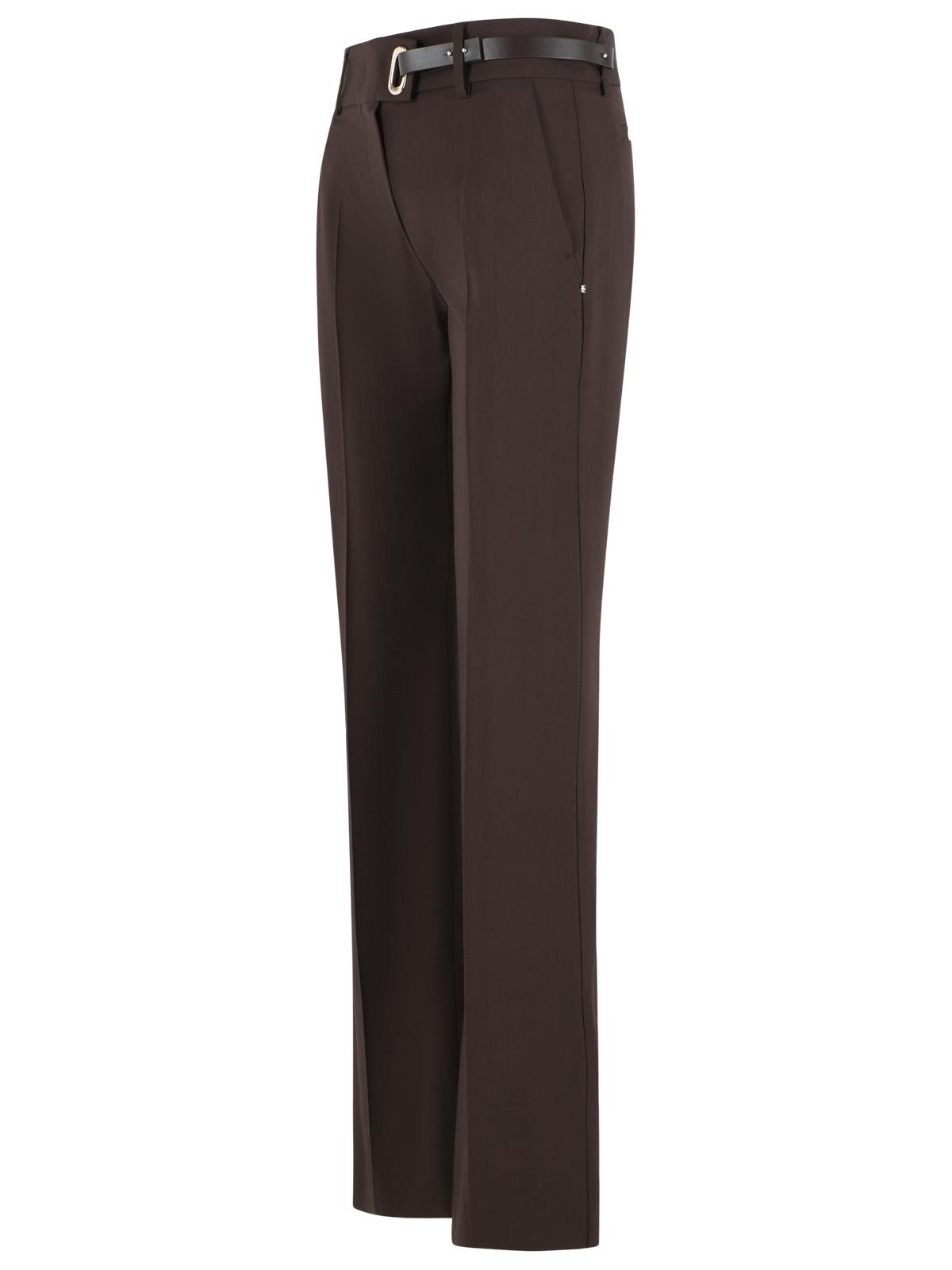 Sportmax 'Rum' Brown Viscose Trousers Women SPORTMAX