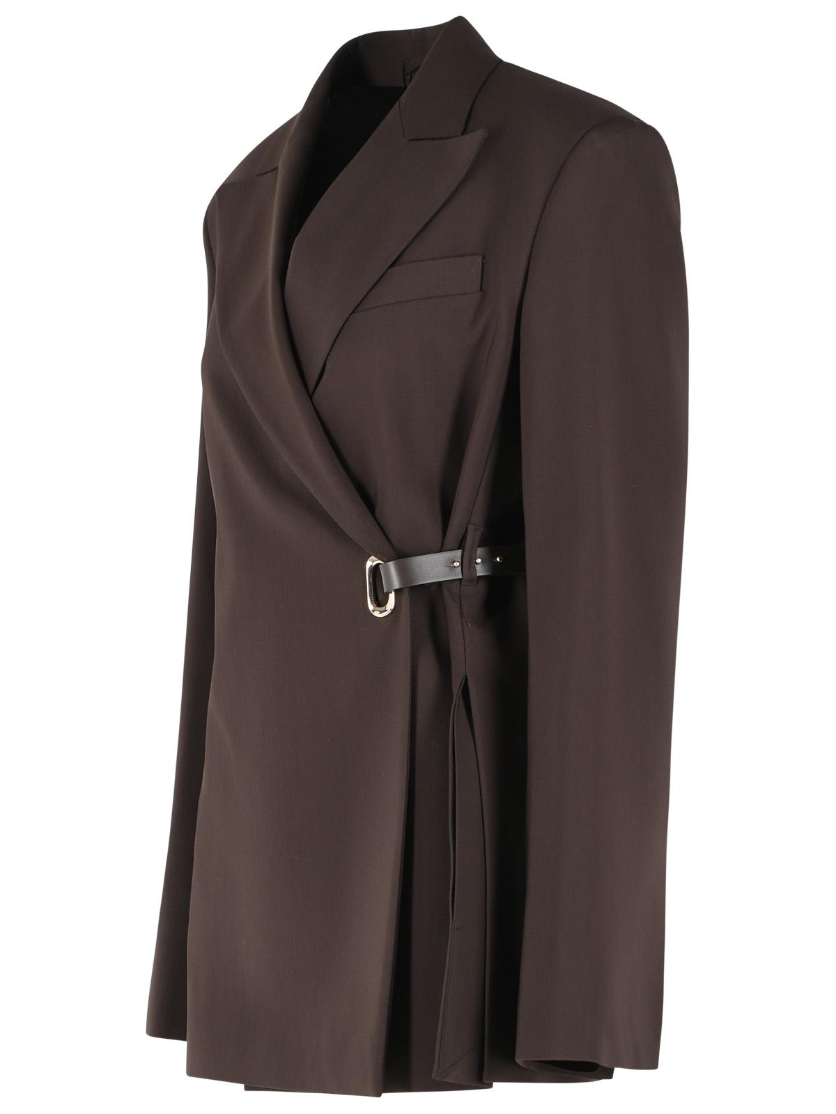 Sportmax 'Cinta' Tailored Blazer In Chocolate Brown Viscose Women SPORTMAX