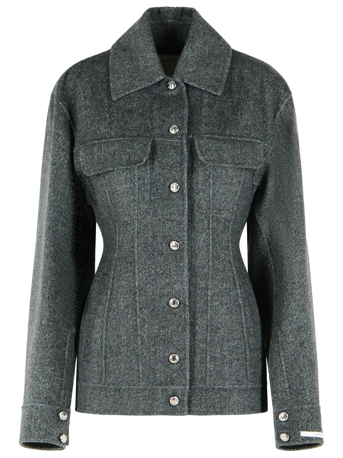 Sportmax 'Calcio' Pure Grey Wool Jacket Women SPORTMAX