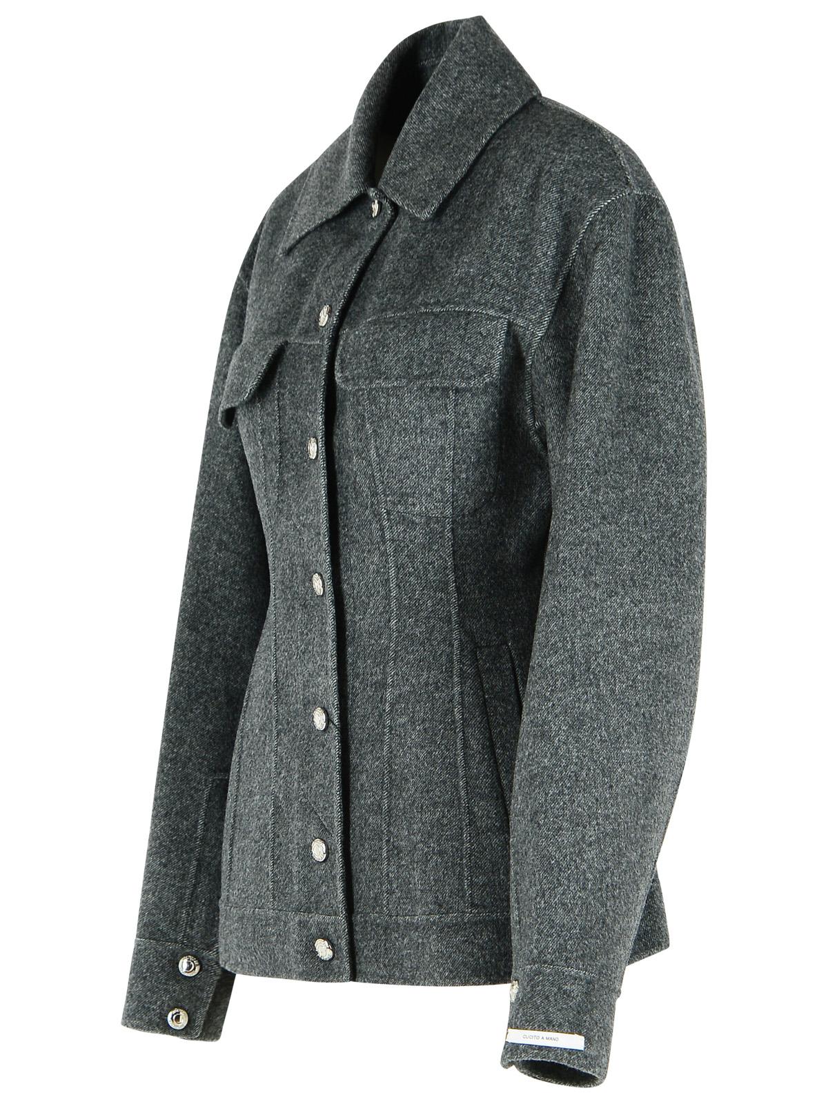 Sportmax 'Calcio' Pure Grey Wool Jacket Women SPORTMAX