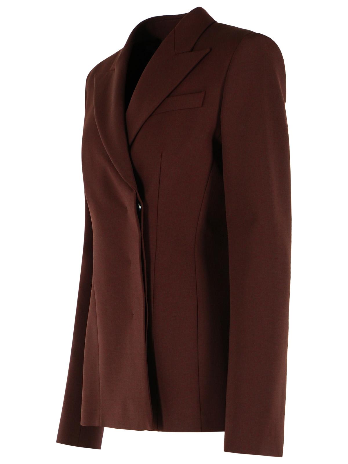 Sportmax 'Ciocca' Tailored Jacket In Plum Stretch Wool Women SPORTMAX