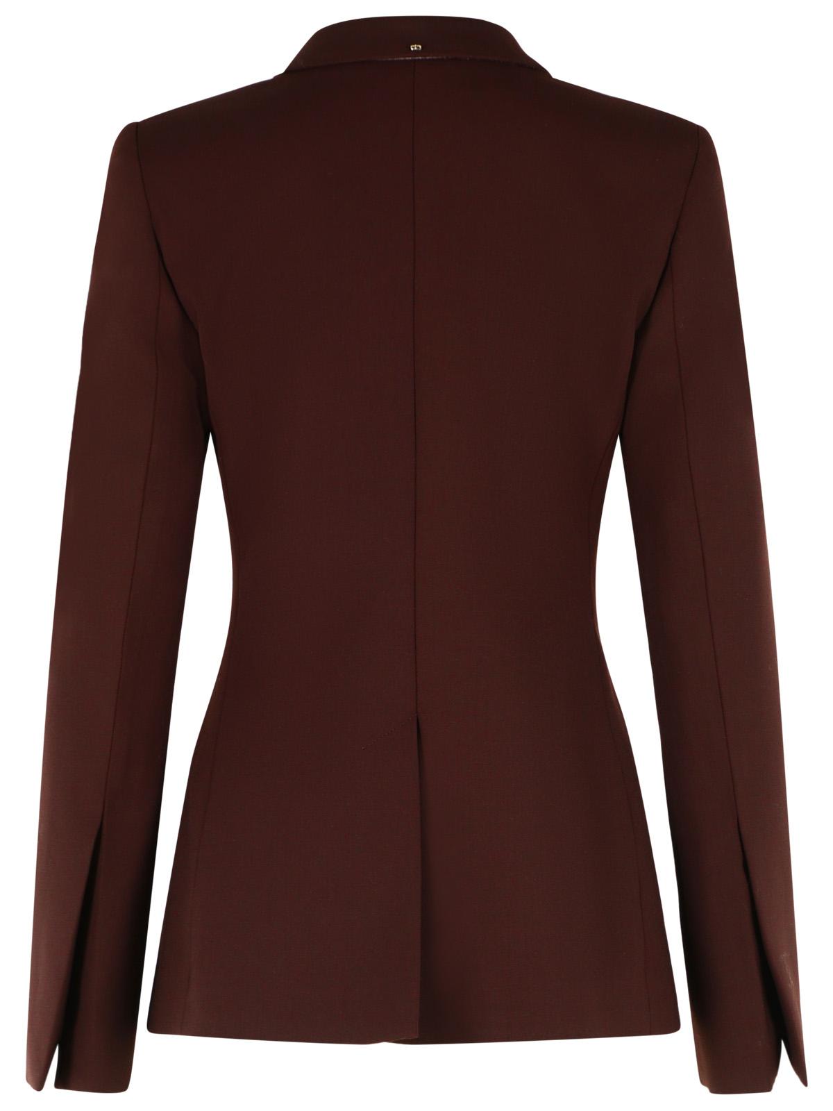 Sportmax 'Ciocca' Tailored Jacket In Plum Stretch Wool Women SPORTMAX