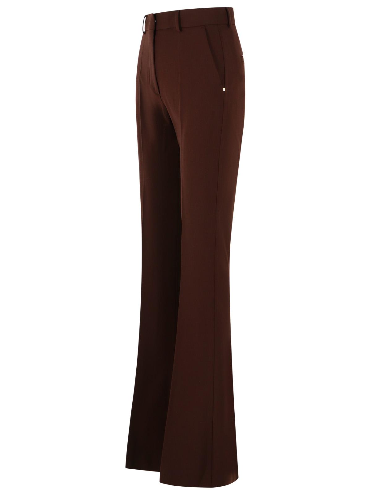 Sportmax 'Febe' Plum Wool Pants Women SPORTMAX