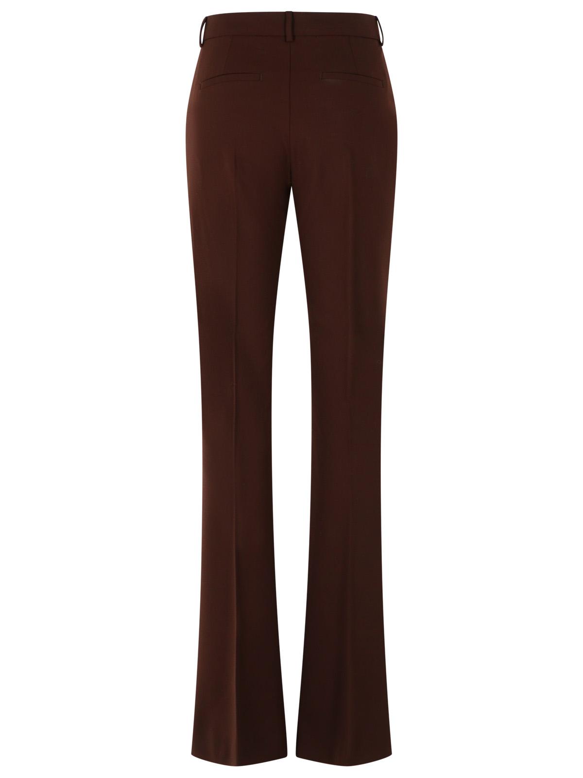 Sportmax 'Febe' Plum Wool Pants Women SPORTMAX