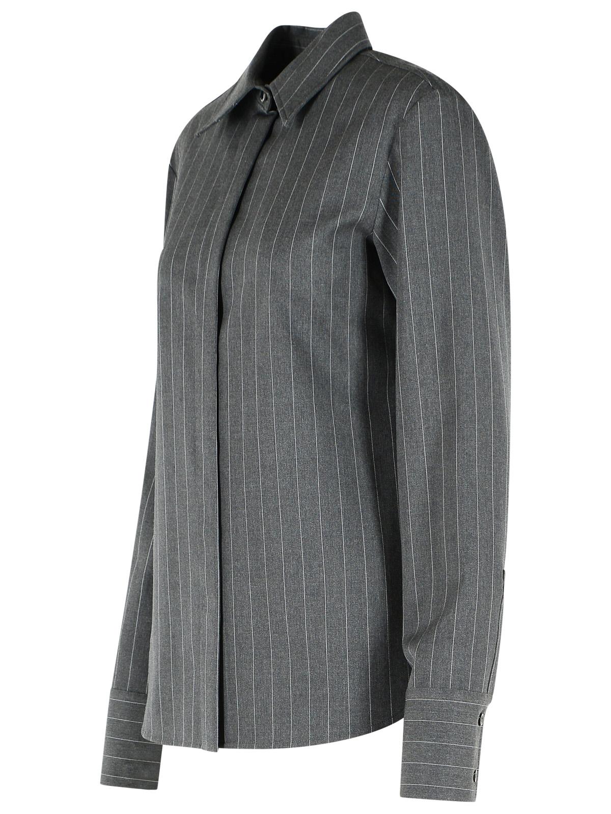 Sportmax 'Pepli' Tight Shirt In Medium Grey Wool Women SPORTMAX