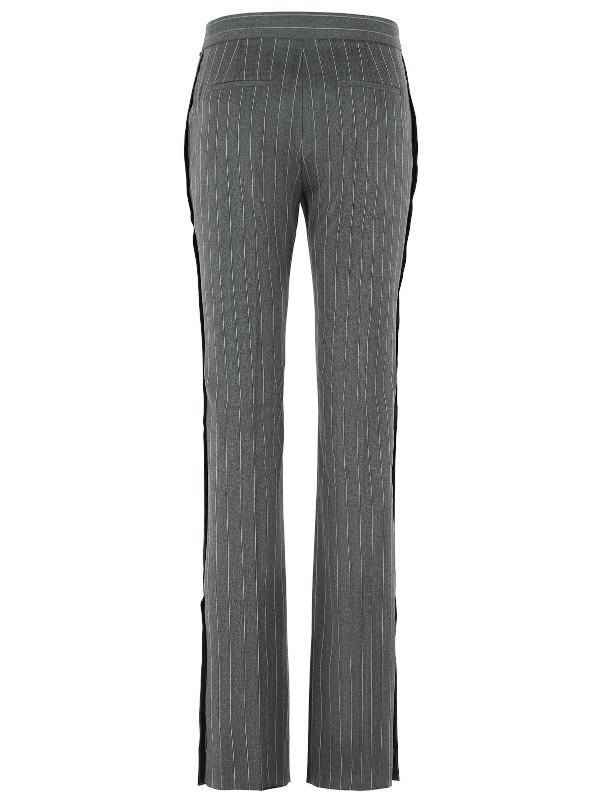 Sportmax 'Ricordo' Slim Flare Pants In Medium Grey Stretch Wool Women SPORTMAX