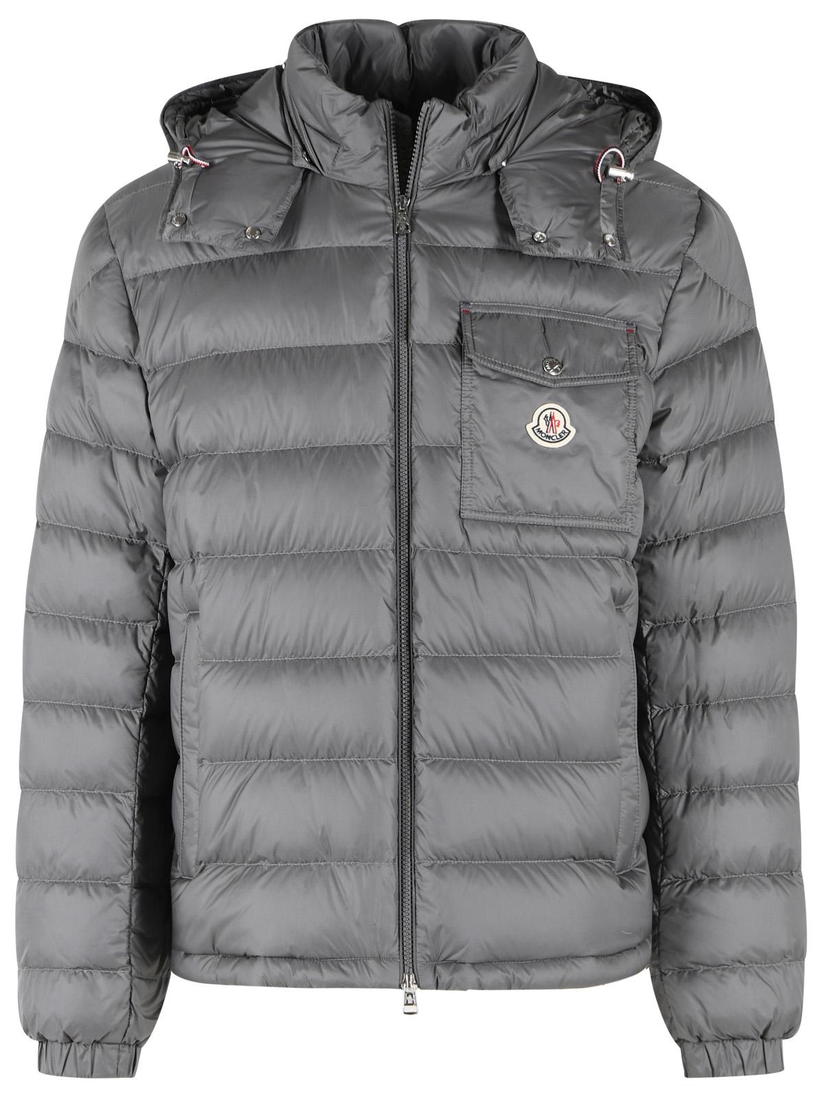 Moncler 'Verith' Grey Polyamide Down Jacket Men MONCLER