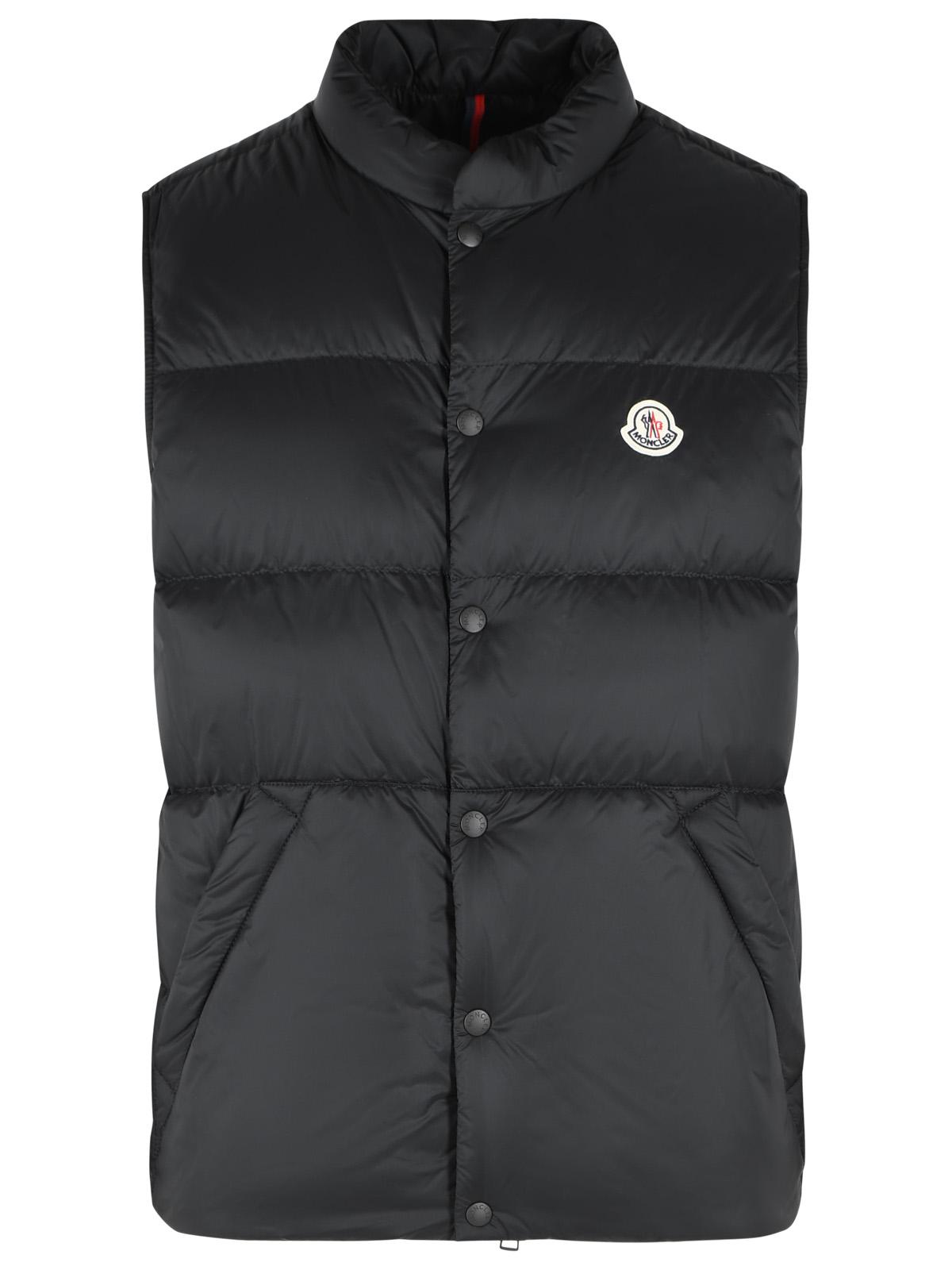 Moncler 'Tuquerouye' Black Polyamide Vest Men MONCLER