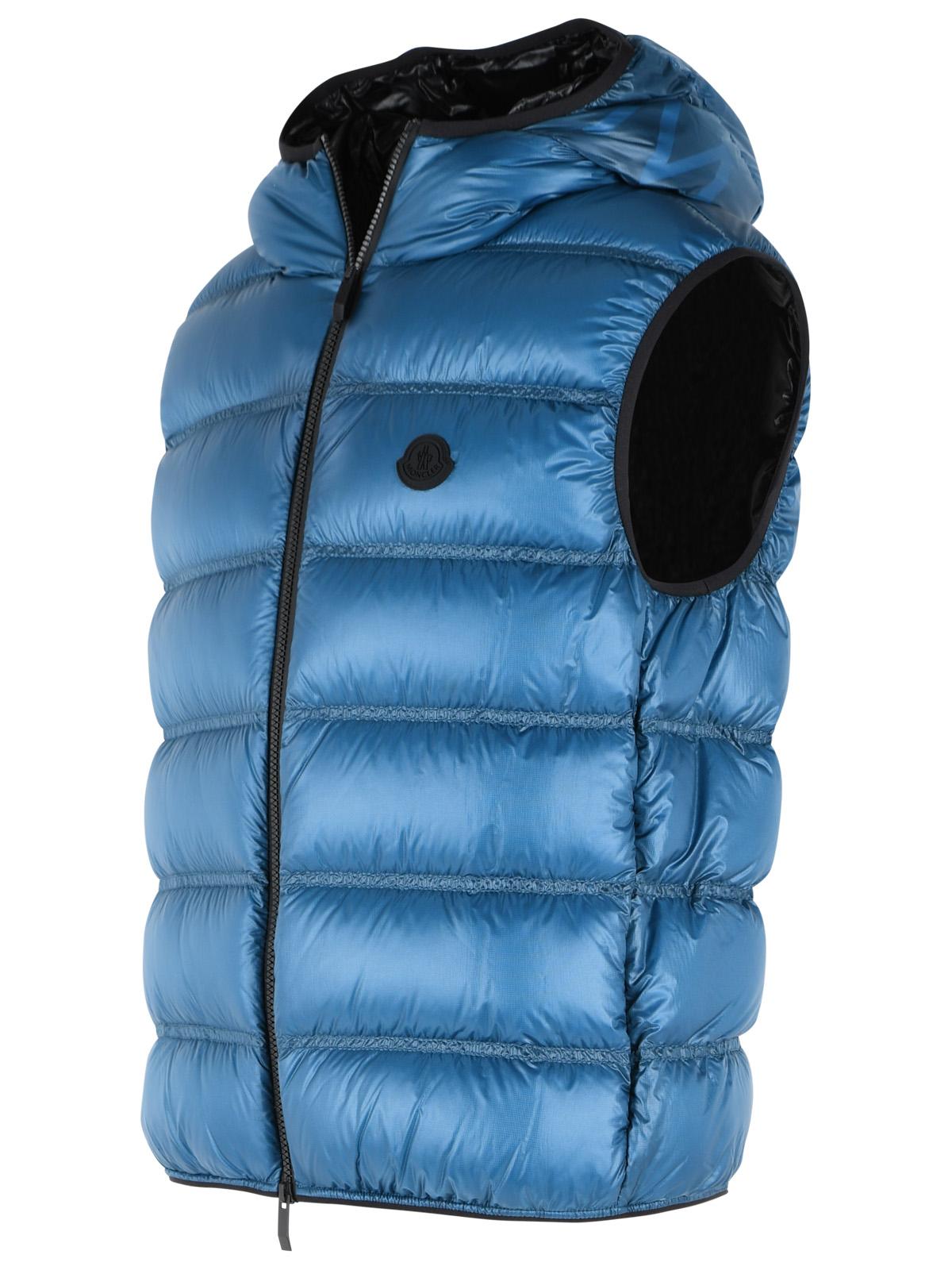 Moncler 'Panestrel' Blue Polyamide Vest Men MONCLER