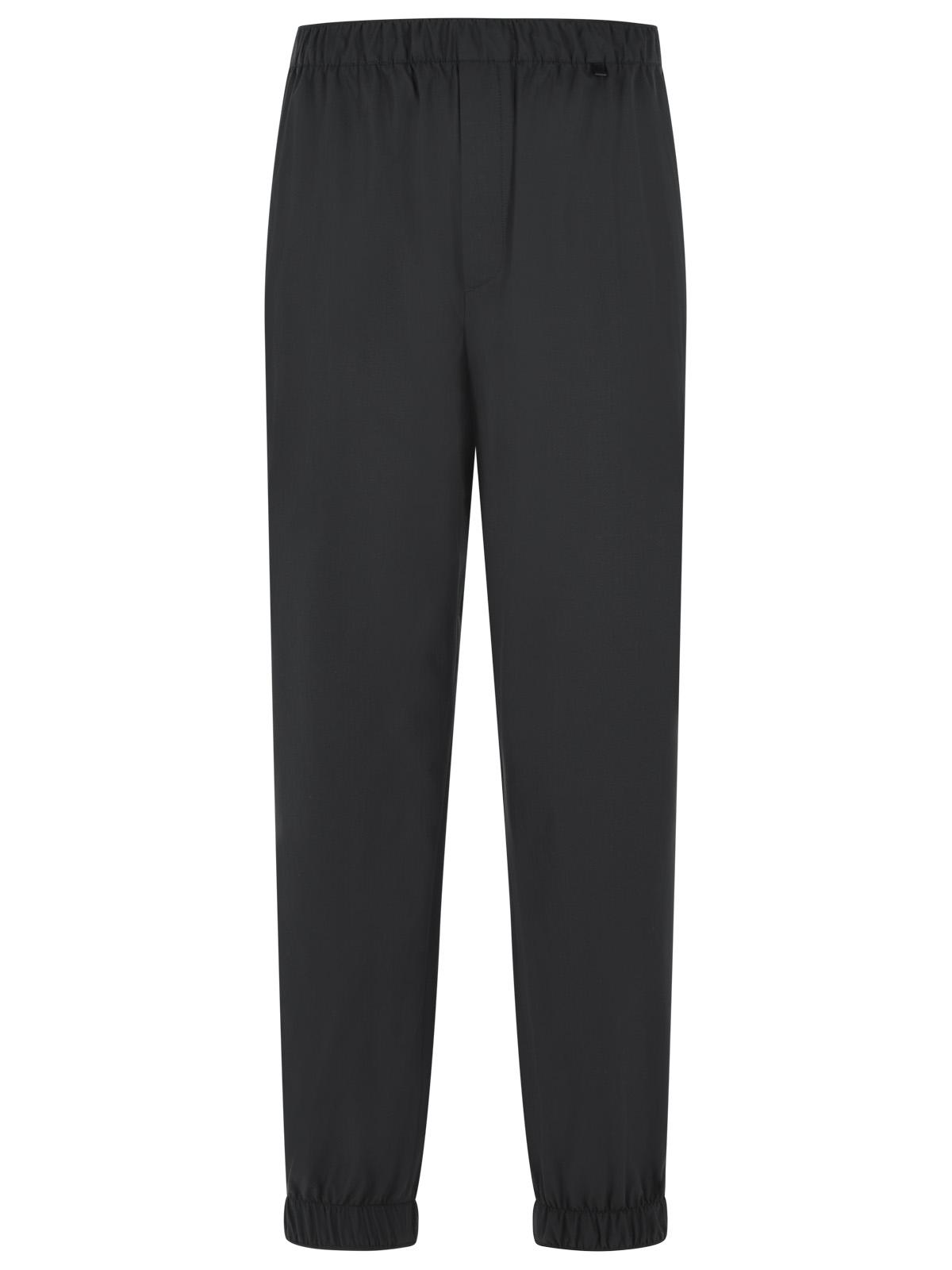 Moncler Technical Trousers In Black Elastic Fabric Men MONCLER