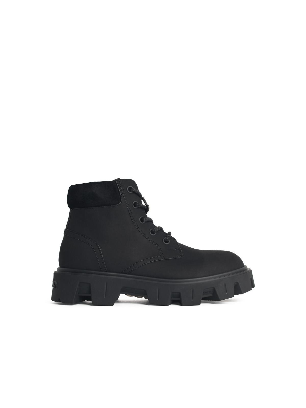 Moncler 'Peak City' Suede And Black Nubuck Ankle Boots Men MONCLER