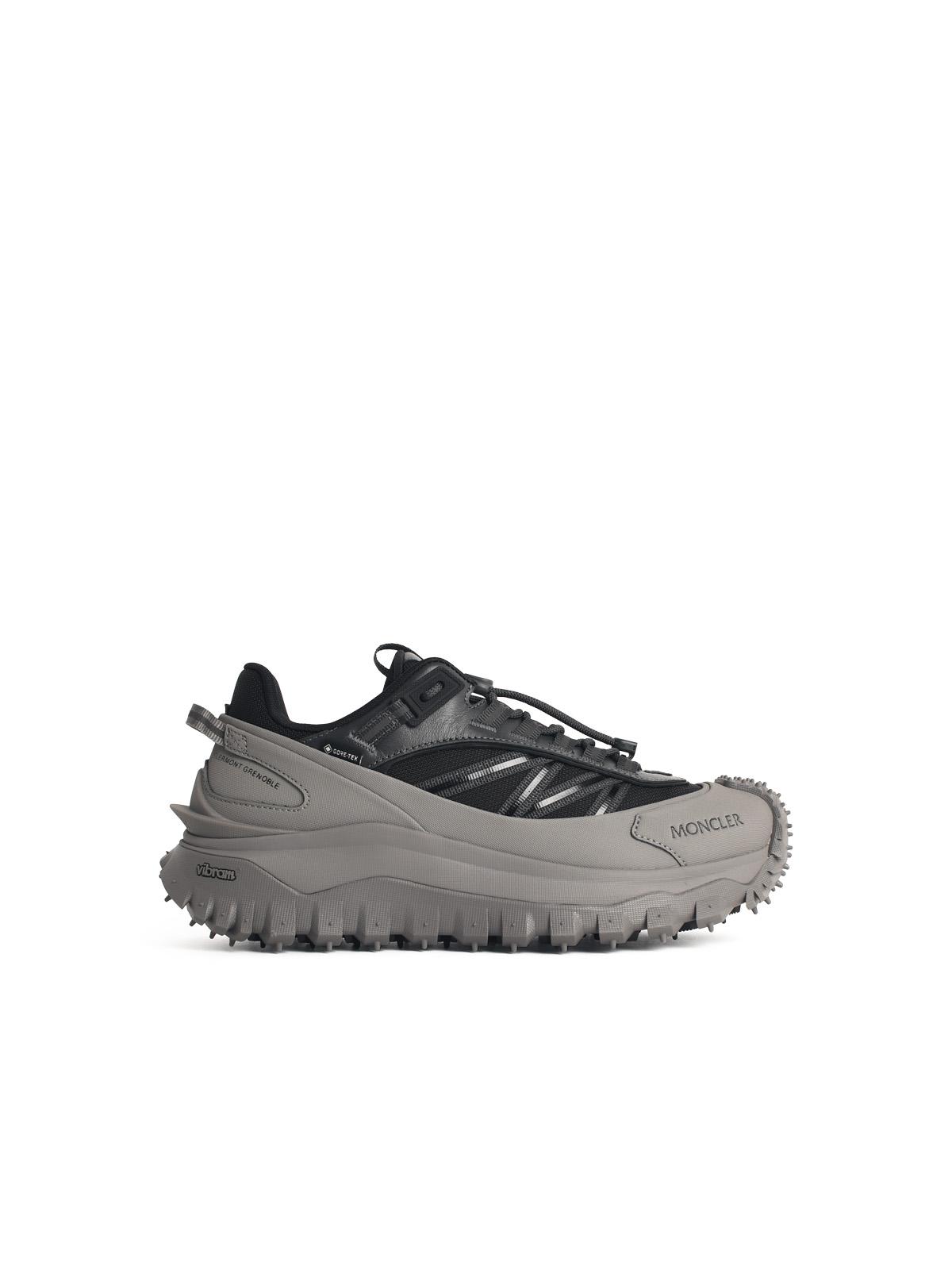 Moncler 'Trailgrip Gtx' Black And Grey Polyamide Sneakers Men MONCLER