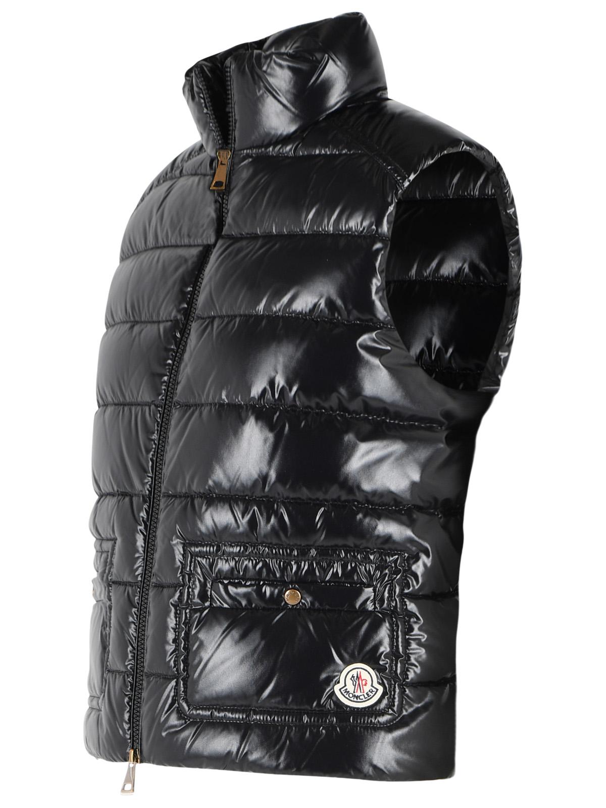 Moncler 'Frelon' Glossy Black Polyamide Vest Women MONCLER