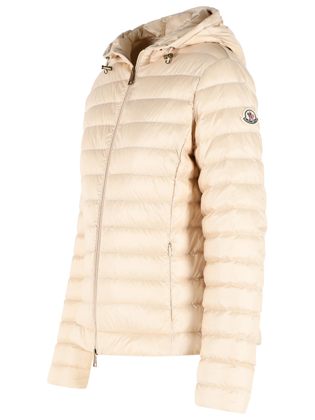 Moncler 'Igelhood' Light Beige Polyamide Down Jacket Women MONCLER