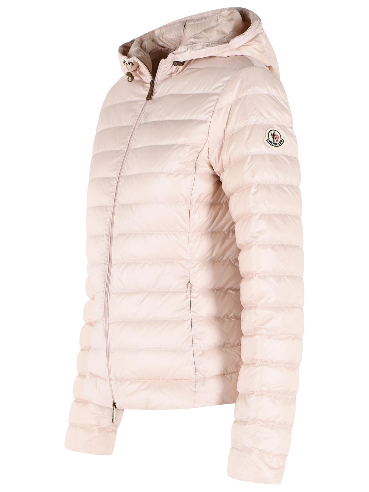 Moncler 'Igelhood' Pink Polyamide Down Jacket Women MONCLER
